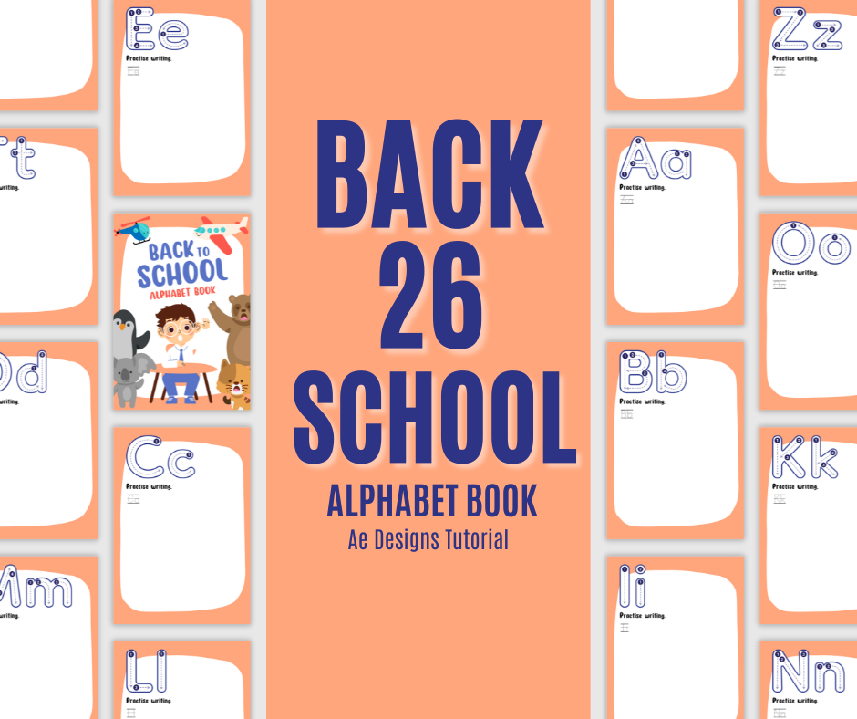 BACK TO SCHOOL TRACING & WRITING LETTERS