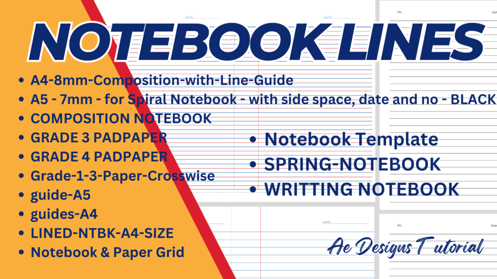NOTEBOOK LINES
