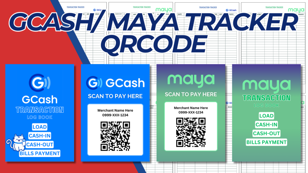 GCASH/MAYA TRACKER & QRCODE