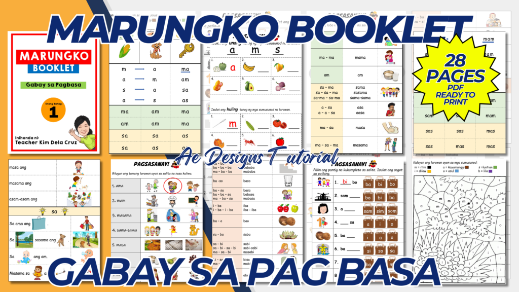 MARUNGKO BOOKLET 1 GABAY SA PAGBASA
