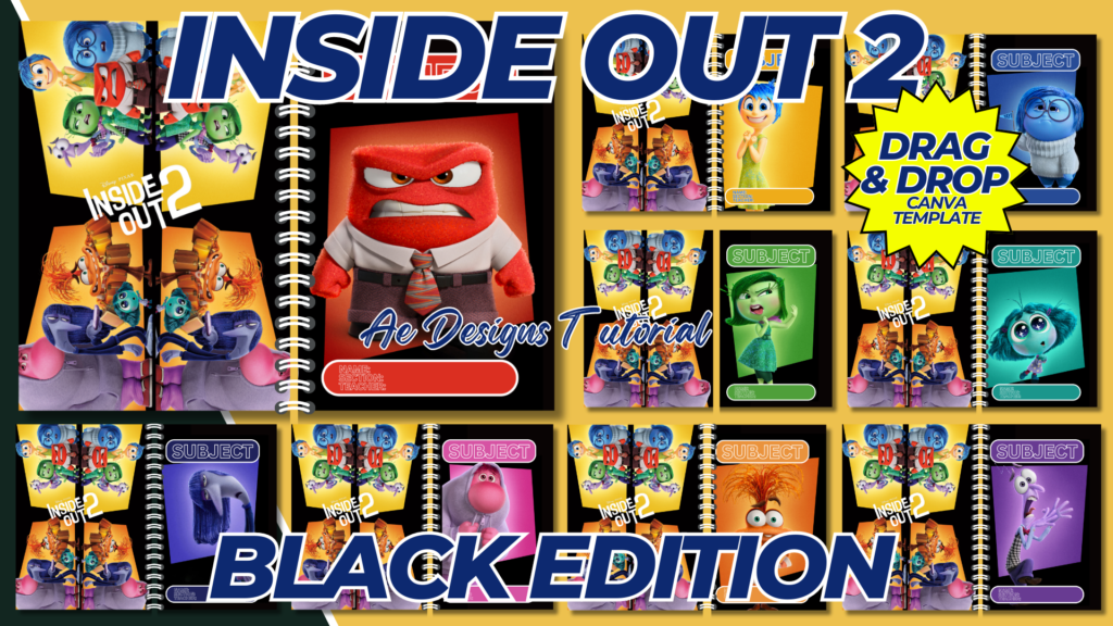 INSIDE OUT 2 NOTEBOOK COVER TEMPLATE
