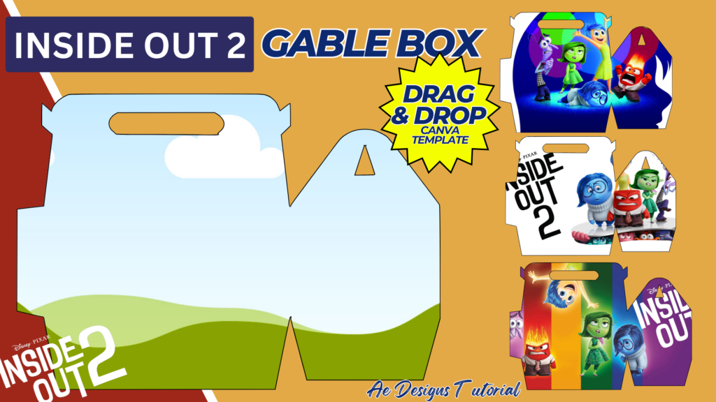 INSIDE OUT 2 GABLE BOX (CANVA TEMPLATE)