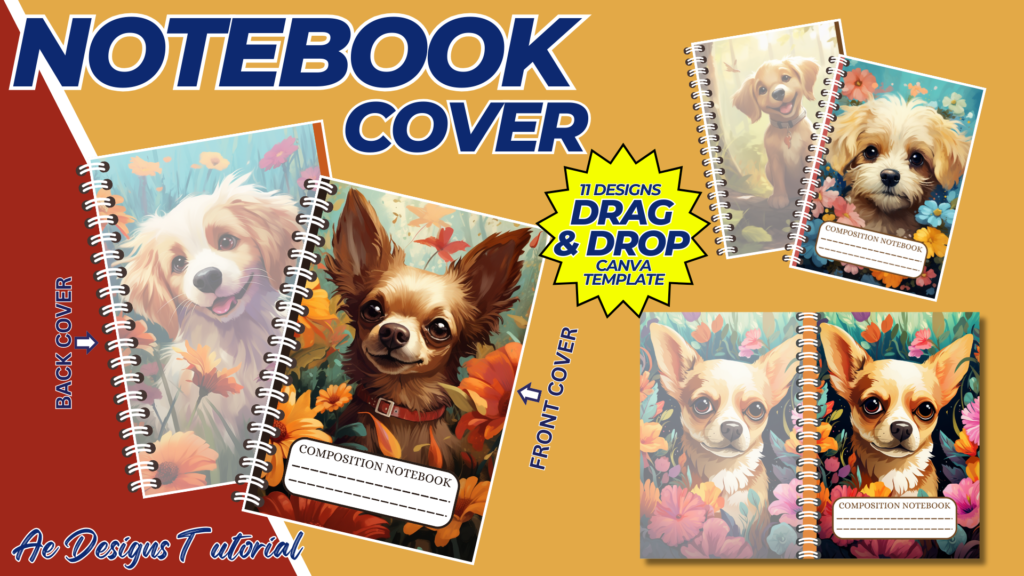 DOG NOTEBOOK COVER TEMPLATE
