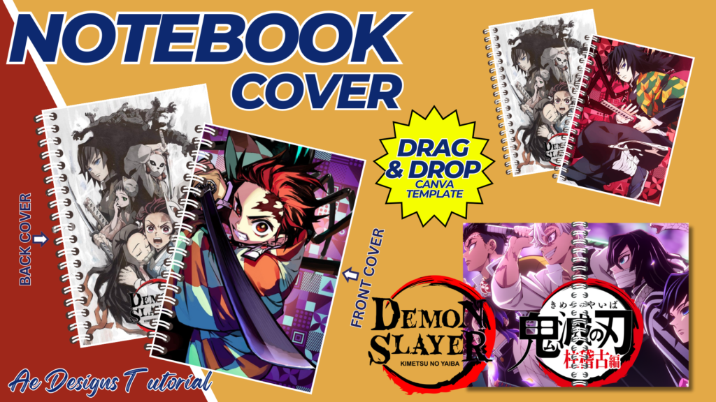 DEMON SLAYER NOTEBOOK COVER (PREMIUM)