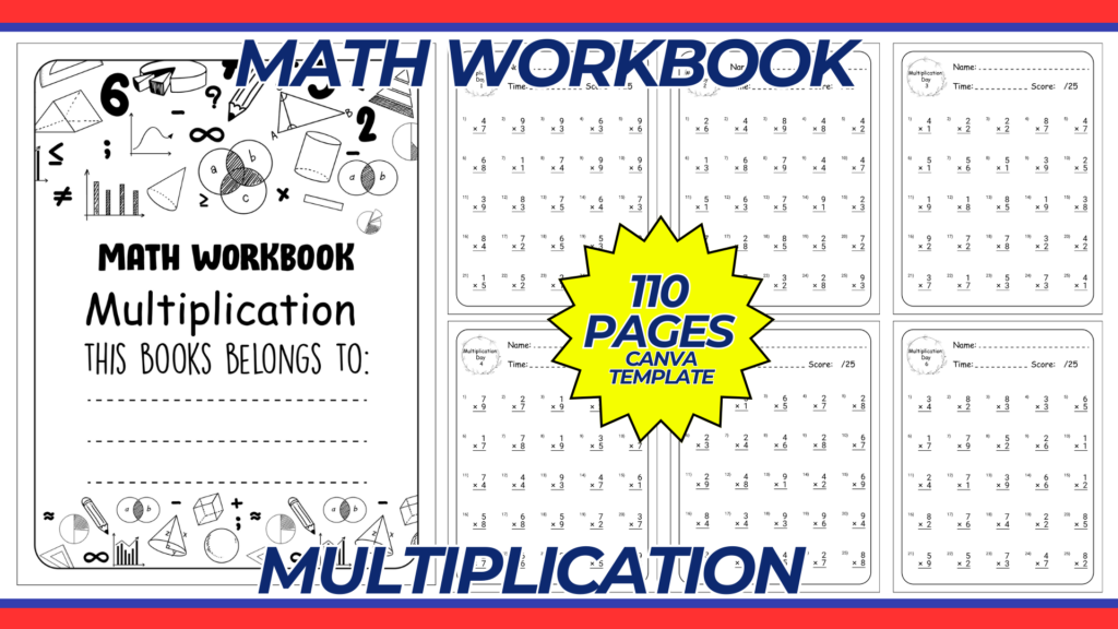 MATH MULTIPLICATION WORKBOOK