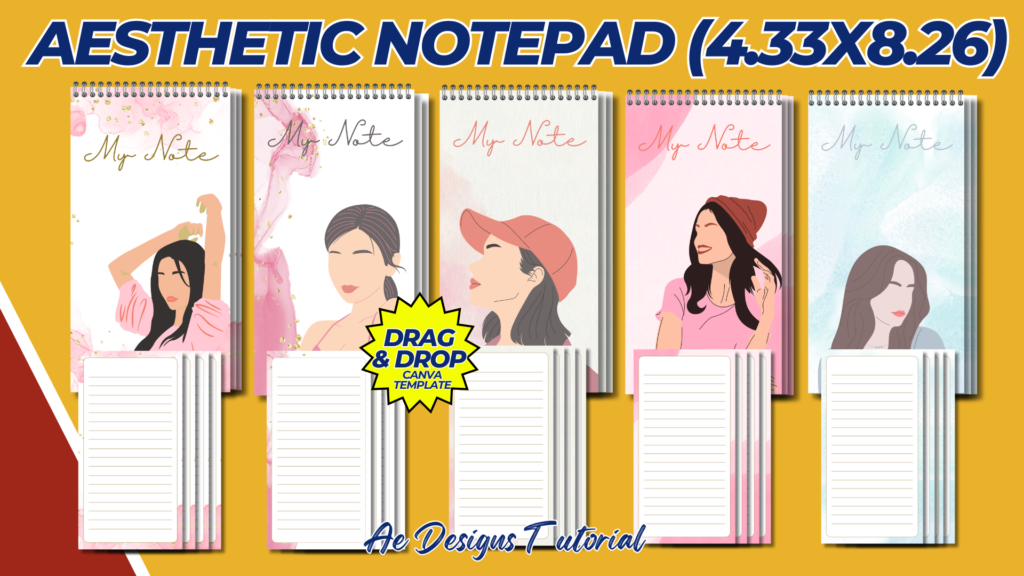 AESTHETIC NOTEPAD TEMPLATE