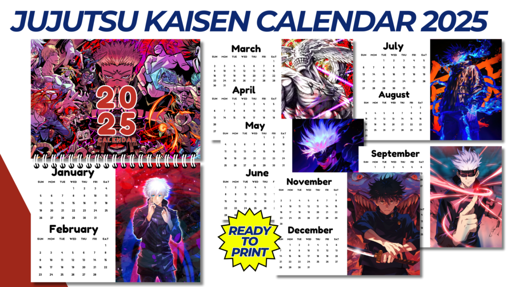 JUJUTSU KAISEN CALENDAR 2025