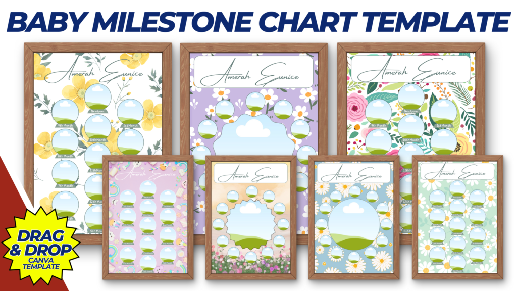 BABY MILESTONE CHART TEMPLATE
