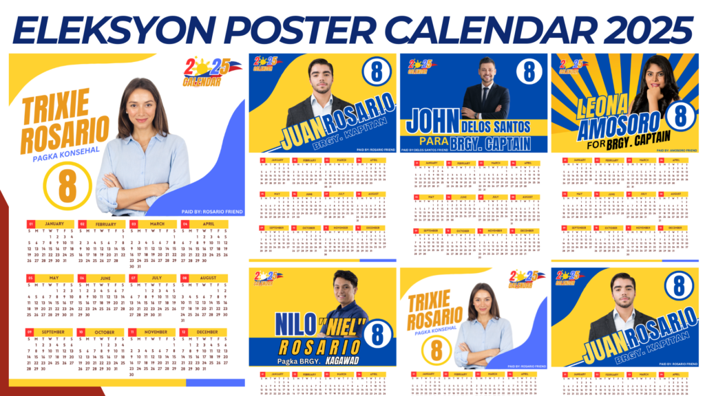 ELEKSYON POSTER CALENDAR 2025 TEMPLATE