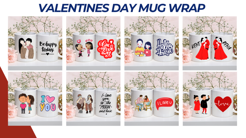 VALENTINES DAY COUPLE MUG WRAP TEMPLATE